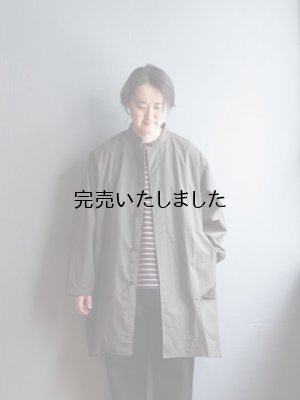 画像4: Style Craft Wardrobe(スタイルクラフトワードローブ) COAT #23 cotton linen typewriter GRAY BRONZE