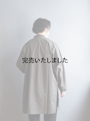 画像6: Style Craft Wardrobe(スタイルクラフトワードローブ) COAT #23 cotton linen typewriter GRAY BRONZE