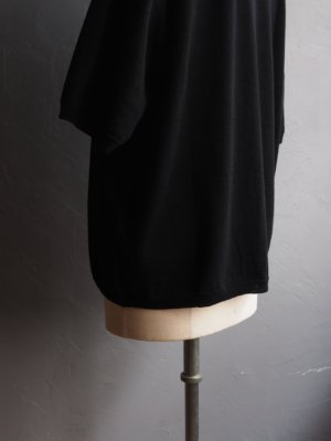 画像16: Still By Hand(スティルバイハンド) サドルスリーブニットTシャツ ブラック