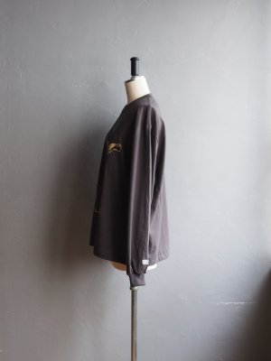 画像5: ENDS and MEANS(エンズアンドミーンズ) PRIN CIPIUM L/S Tee チャコール