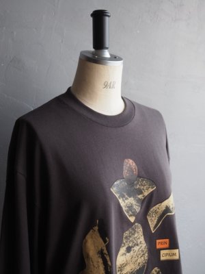 画像10: ENDS and MEANS(エンズアンドミーンズ) PRIN CIPIUM L/S Tee チャコール