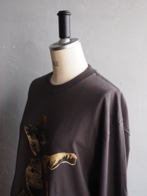 画像15: ENDS and MEANS(エンズアンドミーンズ) PRIN CIPIUM L/S Tee チャコール