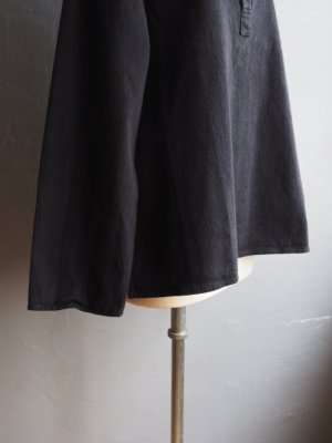 画像10: alvana(アルヴァナ) NATURAL TWILL NO COLLAR SHIRTS インクブラック