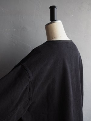 画像16: alvana(アルヴァナ) NATURAL TWILL NO COLLAR SHIRTS インクブラック