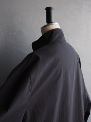 画像18: Still By Hand(スティルバイハンド) ハーフジップハイネックアノラック チャコール