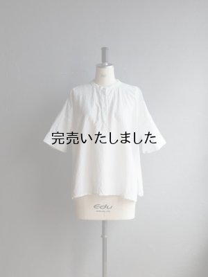 画像4: jujudhau(ズーズーダウ) P.O.HENRY-プルオーバーヘンリー- リネンコットンホワイト