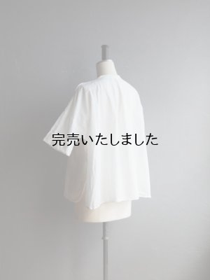 画像7: jujudhau(ズーズーダウ) P.O.HENRY-プルオーバーヘンリー- リネンコットンホワイト