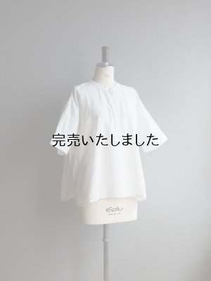 画像8: jujudhau(ズーズーダウ) P.O.HENRY-プルオーバーヘンリー- リネンコットンホワイト