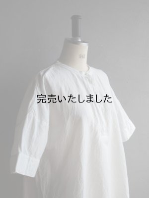 画像11: jujudhau(ズーズーダウ) P.O.HENRY-プルオーバーヘンリー- リネンコットンホワイト