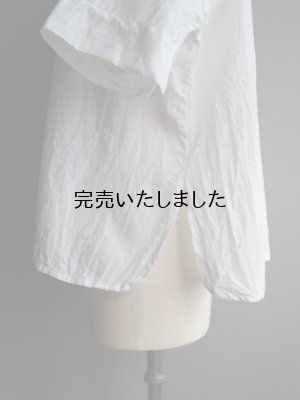 画像17: jujudhau(ズーズーダウ) P.O.HENRY-プルオーバーヘンリー- リネンコットンホワイト