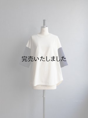 画像1: alvana(アルヴァナ) BASEBALL TEE SHIRTS ホワイト