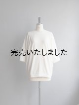 Style Craft Wardrobe(スタイルクラフトワードローブ) T-SWEATER 1/2 オフホワイト