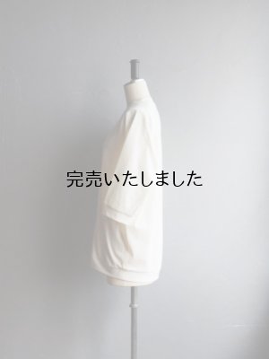 画像2: Style Craft Wardrobe(スタイルクラフトワードローブ) T-SWEATER 1/2 オフホワイト