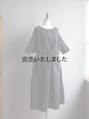 画像9: jujudhau(ズーズーダウ) KINCHAKU DRESS-キンチャクドレス- リネンコットンブラック