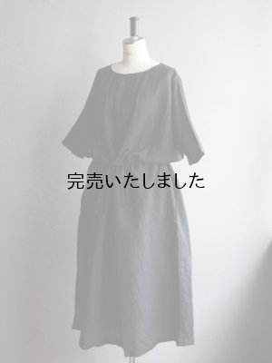 画像21: jujudhau(ズーズーダウ) KINCHAKU DRESS-キンチャクドレス- リネンコットンブラック