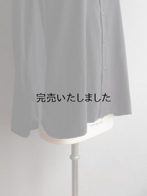 画像13: jujudhau(ズーズーダウ) STAND COLLAR SHIRTS-スタンドカラーシャツ-コットンブラック