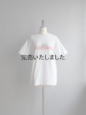 画像1: ATELIER AMELOT-アトリエアメロ BERNARD TAPIE Tシャツ ホワイト