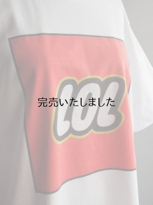 画像7: ATELIER AMELOT-アトリエアメロ LOL Tシャツ ホワイト