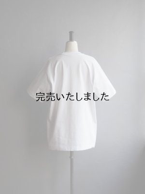 画像3: ATELIER AMELOT-アトリエアメロ LIBERTE EGALITE Tシャツ ホワイト