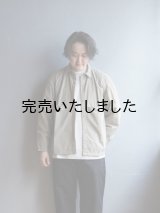 ENDS and MEANS(エンズアンドミーンズ) Light Shirts Jacket-ライトシャツジャケット- オリーブ