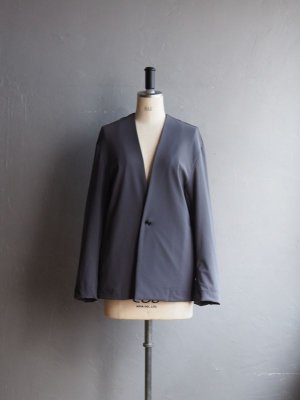 画像4: LA MOND(ラモンド) PREMIUM STRETCH CARDIGAN JACKET-ブルーグレー