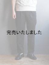 【再入荷】LA MOND(ラモンド) SHARI PANTS-ブラック