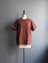 alvana(アルヴァナ) 空紡CLASSIC PK TEE SHIRTS レッドブラウン