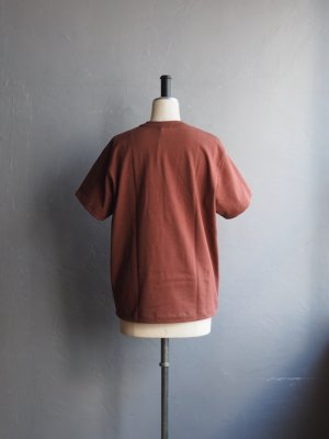 画像3: alvana(アルヴァナ) 空紡CLASSIC PK TEE SHIRTS レッドブラウン