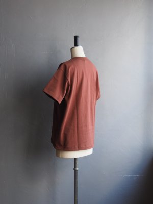 画像4: alvana(アルヴァナ) 空紡CLASSIC PK TEE SHIRTS レッドブラウン