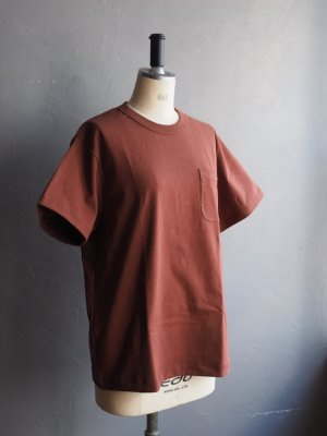 画像6: alvana(アルヴァナ) 空紡CLASSIC PK TEE SHIRTS レッドブラウン