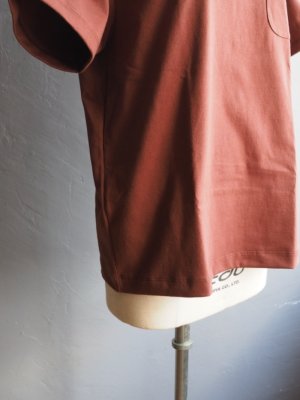 画像9: alvana(アルヴァナ) 空紡CLASSIC PK TEE SHIRTS レッドブラウン