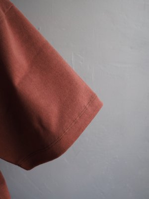 画像10: alvana(アルヴァナ) 空紡CLASSIC PK TEE SHIRTS レッドブラウン