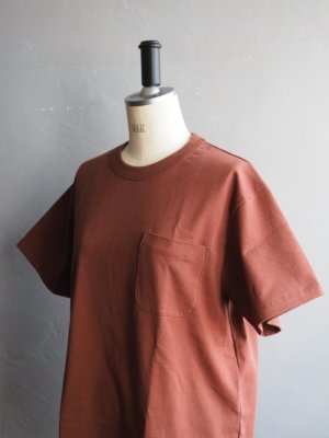 画像11: alvana(アルヴァナ) 空紡CLASSIC PK TEE SHIRTS レッドブラウン