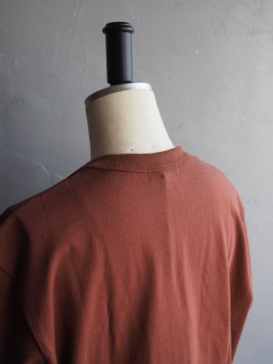 画像14: alvana(アルヴァナ) 空紡CLASSIC PK TEE SHIRTS レッドブラウン