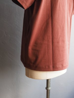 画像16: alvana(アルヴァナ) 空紡CLASSIC PK TEE SHIRTS レッドブラウン