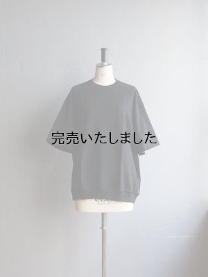 画像1: alvana(アルヴァナ) 空紡S/S RV SWEAT TEE SHIRTS ブラック