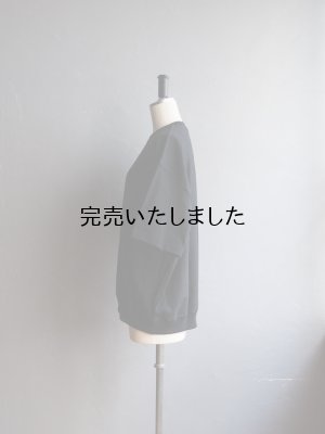 画像2: alvana(アルヴァナ) 空紡S/S RV SWEAT TEE SHIRTS ブラック