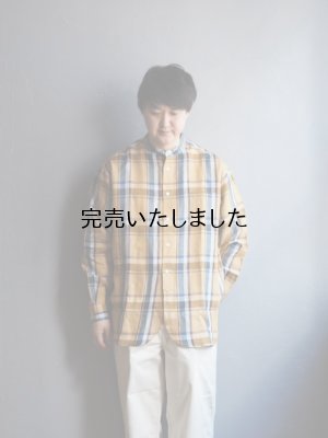 画像4: weac.(ウィーク) BIGMAN-ビッグシャツ- イエローチェック