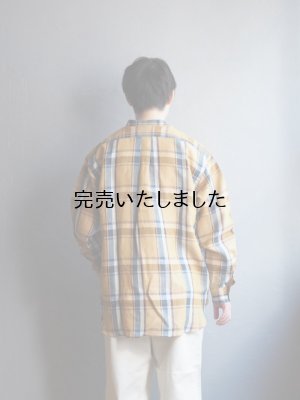 画像6: weac.(ウィーク) BIGMAN-ビッグシャツ- イエローチェック