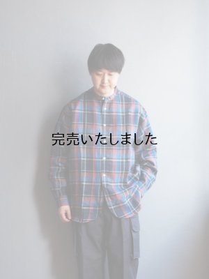 画像4: weac.(ウィーク) BIGMAN-ビッグシャツ- ブルーチェック