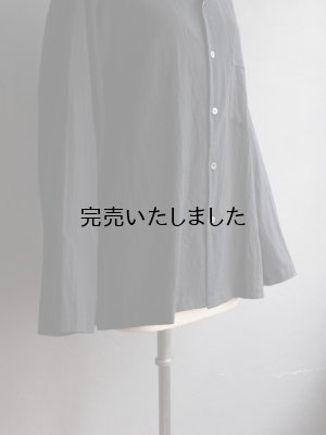 画像16: Still By Hand(スティルバイハンド) コットンシルクオープンカラーシャツ ブラック