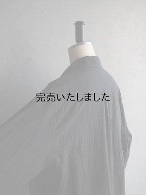 画像23: Still By Hand(スティルバイハンド) コットンシルクオープンカラーシャツ ブラック