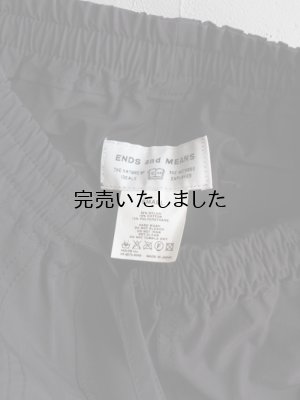 画像15: ENDS and MEANS(エンズアンドミーンズ) Easy Baker Pants ブラック