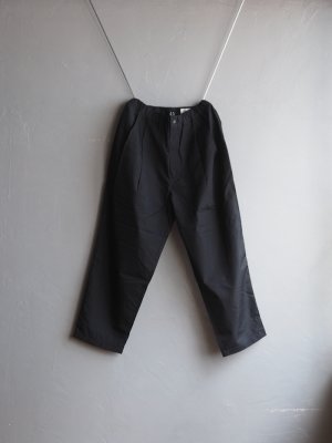 画像1: Still By Hand(スティルバイハンド)ナイロンイージーパンツ インクブラック