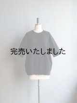 Gicipi(ジチピ) TONNO-コットンクルーネックリラックスフィットTシャツ ブラック