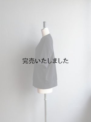 画像2: Gicipi(ジチピ) TONNO-コットンクルーネックリラックスフィットTシャツ ブラック
