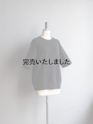 画像5: Gicipi(ジチピ) TONNO-コットンクルーネックリラックスフィットTシャツ ブラック