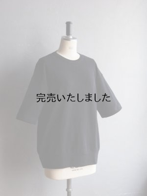 画像6: Gicipi(ジチピ) TONNO-コットンクルーネックリラックスフィットTシャツ ブラック