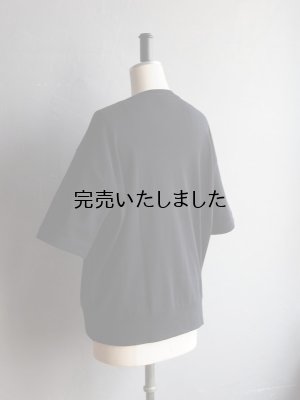 画像13: Gicipi(ジチピ) TONNO-コットンクルーネックリラックスフィットTシャツ ブラック