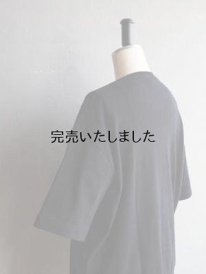 画像15: Gicipi(ジチピ) TONNO-コットンクルーネックリラックスフィットTシャツ ブラック